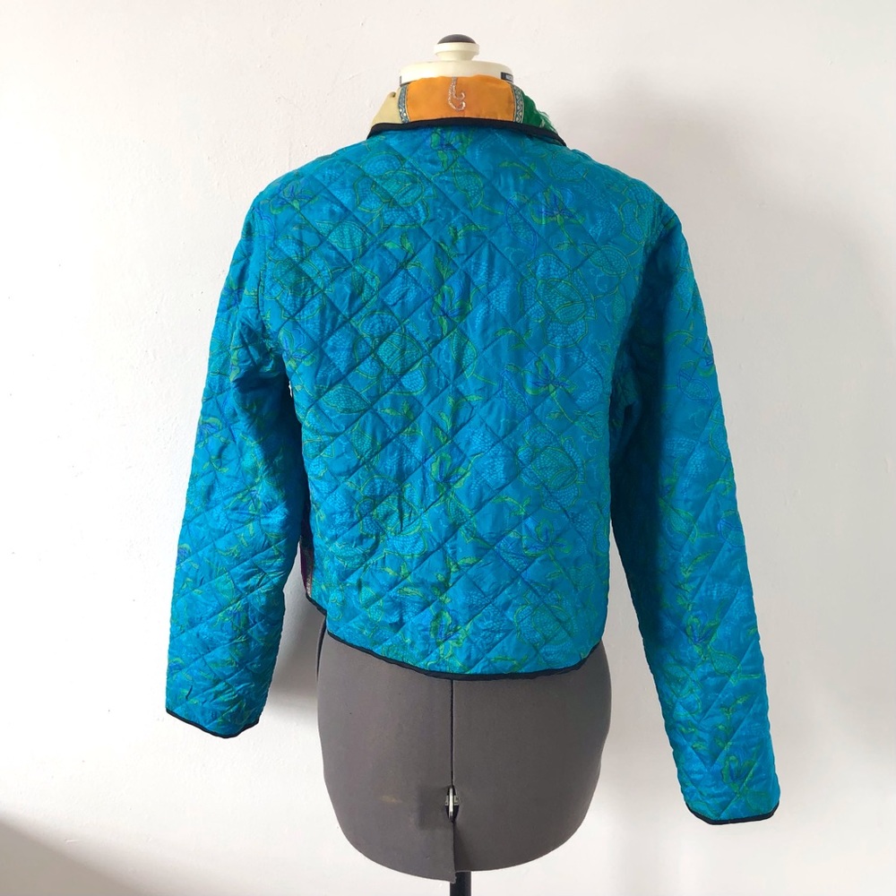 Vintage David Brooks Quilted Patchwork Jacket Sz … - image 6